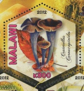 Mushrooms Mycologists Heinrich Anton de Bary Sov. Sheet of 3 Stamps MNH