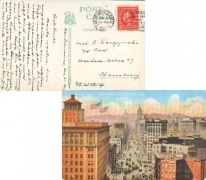 United States California San Francisco 1923 machine  2c Washington Franklin P...