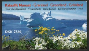 $Greenland Sc#91a+130a M/NH/VF, complete booklet, Cv. $65+