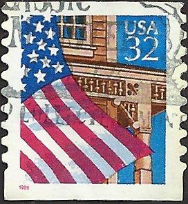 # 2915A USED FLAG OVER PORCH