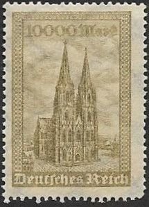 SKV)  1923. Germany. Castle. MNH.