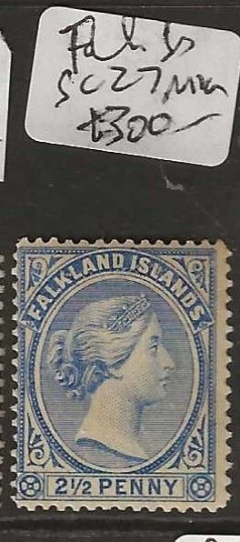FALKLAND ISLANDS    SG 27     QV  2 1/2D   MOG      P1204A H