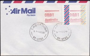 AUSTRALIA FRAMA 1985 1c on blank / plain paper  on cover with normal.......A7333