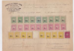 switzerland revenue stamps on 1886  document  ref r14387