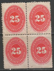 MEXICO 221 MNH BLOCK OF 4 P789