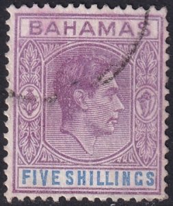 Bahamas 1938 Sc 112b used thick chalky paper