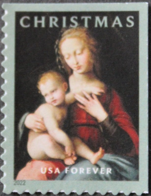 U.S.#5721 Christmas Virgin & Child 60c FE Booklet Single, MNH.