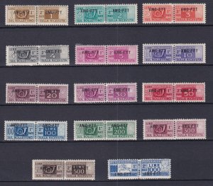 1949-54 - ITALY - TRIESTE Zone A - Sc#Q13-Q26 - MNH**