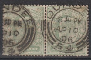 Great Britain Scott# 143 SG# 267 KEVII VF Used pair