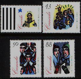   CANADA 1994 Christmas Set of 4 MNH #1533-1536
