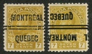 Canada Precancel MONTREAL 4-113, 4-113-I