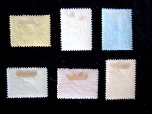 BELGIUM - THE BELGIAN FUND POSTER STAMPS - 6 STAMPS - WWI RELATED