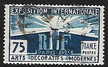 France - Light & Liberty Allegory - Scott #225 - F- VF - Used