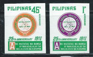 Philippines 1243a-4a 1975 Mental Health set IMPERF MNH