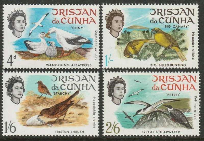 1968 Tristan da Cunha 116-119 Birds