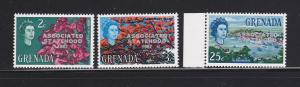 Grenada 237-238, 240 MNH Statehood