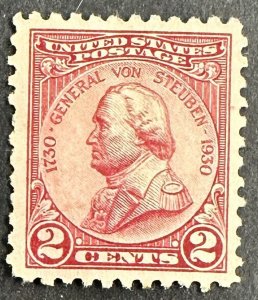 US #689 Used VF 2c General Von Steuben 1930 [B15.3.2]