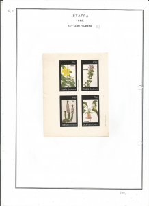 STAFFA - 1982 - Flowers - Sheets - Mint Light Hinged - Private Issue