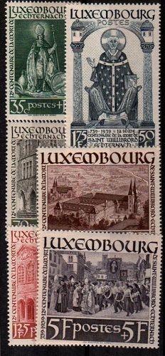 Luxembourg Scott B86-B91 Mint NH