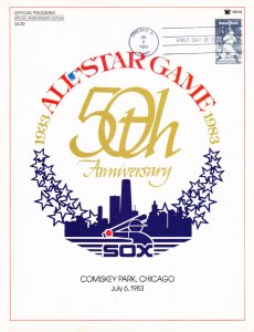 MLB #2046 Babe Ruth 1st Day 50th All-Star Game Program w/Player Cards 1983