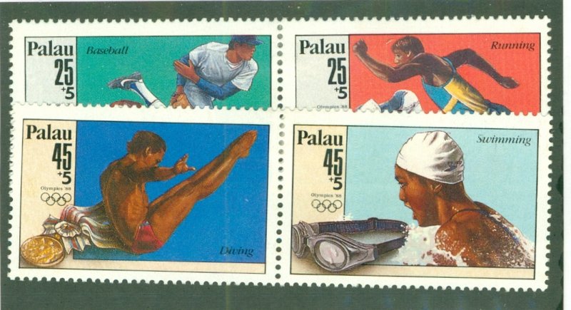 PALAU B2a-B4a MNH CV $4.00 BIN $2.00