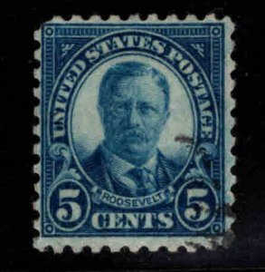 USA Scott 586 perf 10 Used stamp Chicago pre cancel