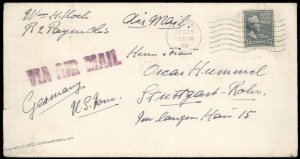 USA 1951 Germany 15c Prexie Airmail Cover Transatlantic 83266