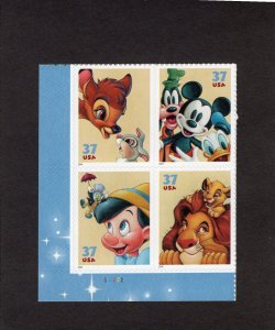 3865-3868 Art of Disney, MNH LL-PB/4 (#S2222)