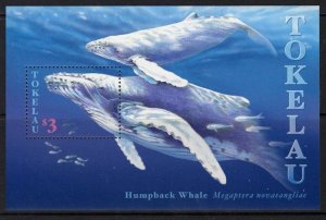 TOKELAU ISLANDS SGMS263 1997 HUMPBACK WHALE  MNH