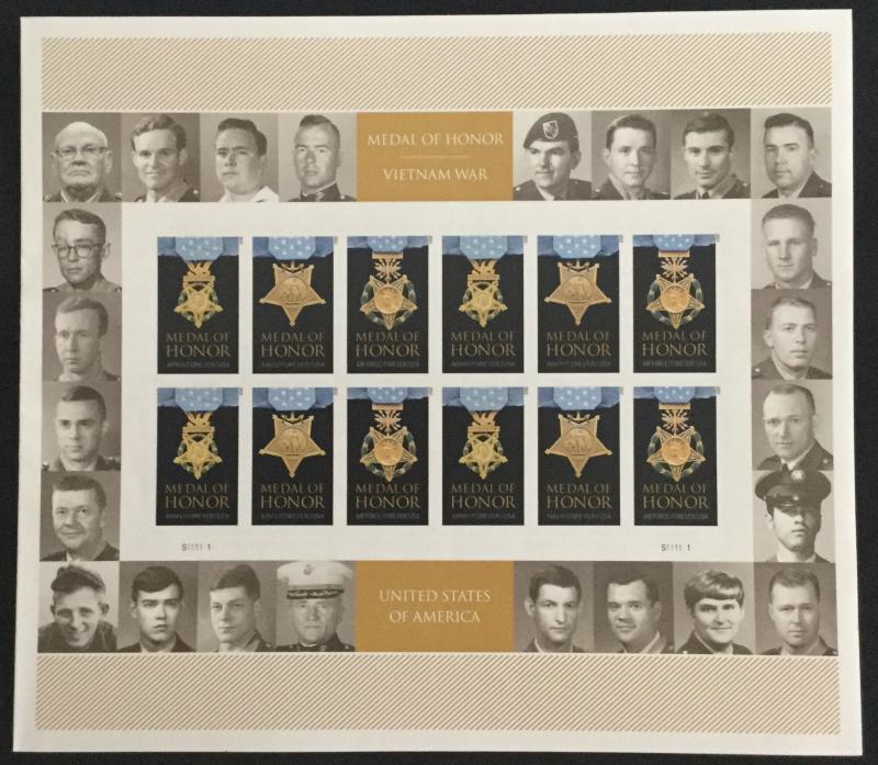 US #4988a MNH Sheet of 24 Medal of Honor Viet Nam War SCV $24.00