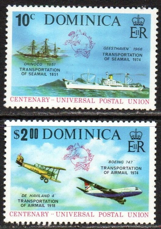 Dominica Sc #418-419 MNH; Mi #417-418