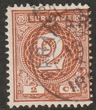 Suriname 1873 Sc 18 used