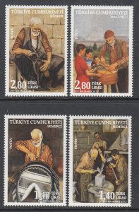 Turkey 3457-3460 MNH VF