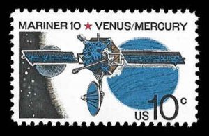 PCBstamps   US #1557 10c Space Mariner 10, MNH, (17)