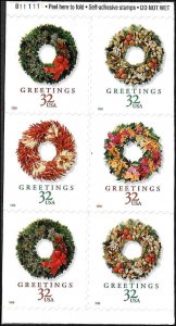 3248c Mint,OG,NH... Booklet Pane... SCV $19.50