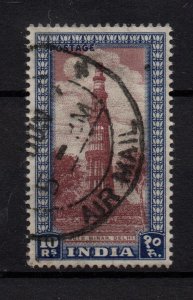 India 1949-52 10R fine used Airmail CDS SG323 WS36683