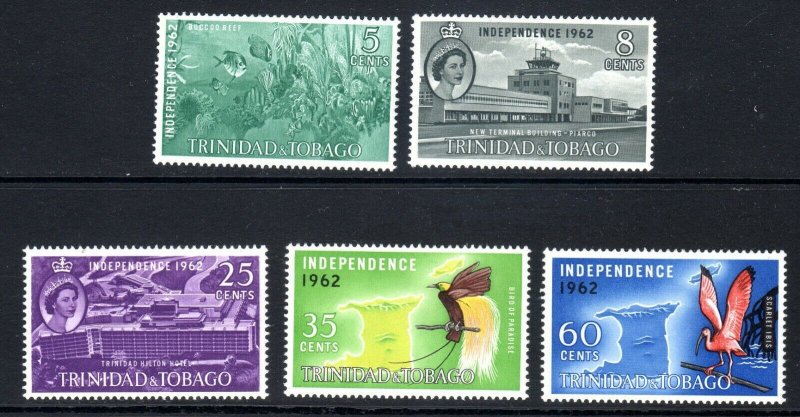 TRINIDAD  AND TOBAGO--1962     SG 300-04   independence issue     -  -LMM