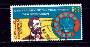 Pakistan 402 used 1976 Telephone Centenary