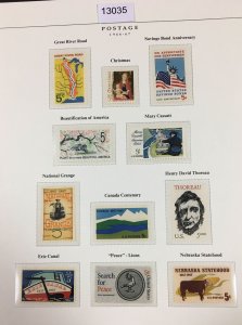 MOMEN: US STAMPS  1966-1967 MINT OG NH COLLECTION LOT #13035