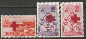 Haiti 1958 Sc B2-3,CB9 set MNH**