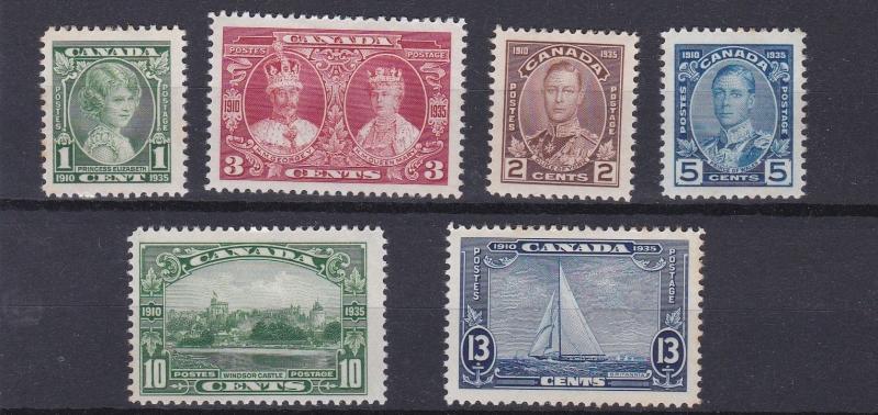 CANADA    1935  SILVER JUBILEE SET  MH   