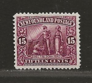 NEWFOUNDLAND  SC# 114  VF/MNG