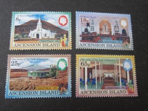 Ascension Islands 1991 Sc 512-5 Christmas Religion set MNH