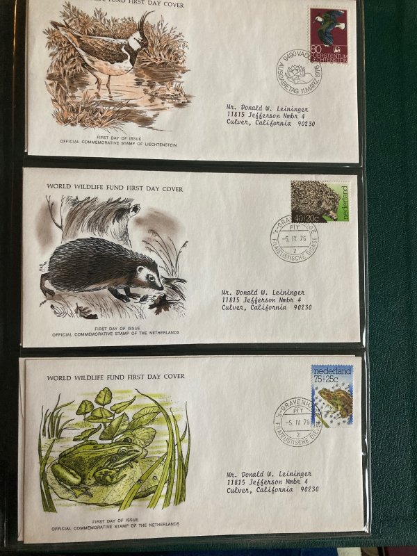 The International Collection of World Wildlife First Day Covers