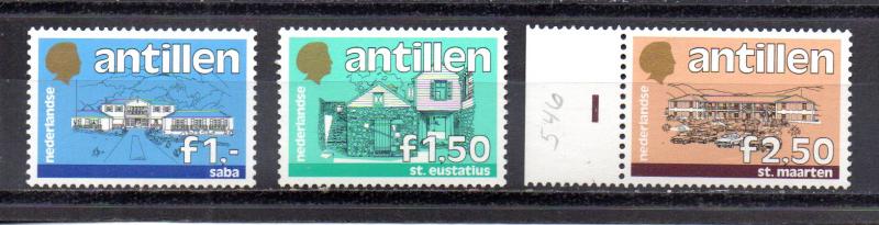 Netherlands Antilles 544-546 MNH