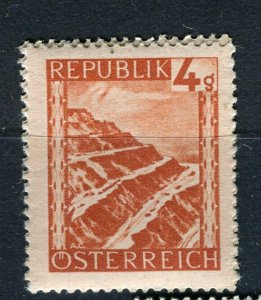 AUSTRIA; 1945 early Landscapes pictorial issue fine Mint hinged 4g. value