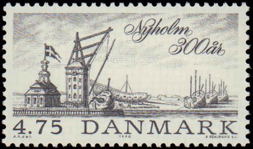 Denmark #913, Complete Set, 1990, Never Hinged