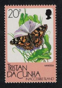 Tristan da Cunha Vanessa Butterfly 'Cynthia virginiensis' 1v 20p SG#419