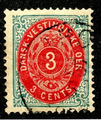 Danish West Indies, Scott #6e, Used