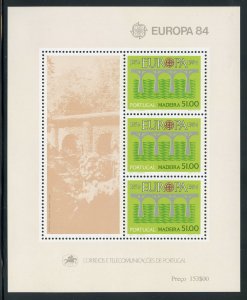 Portugal-Madeira 94a MNH 1984 Europa Souvenir Sheet